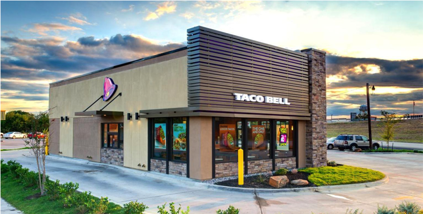 Taco Bell Lakewood Ranch, Florida (1400x432), Png Download