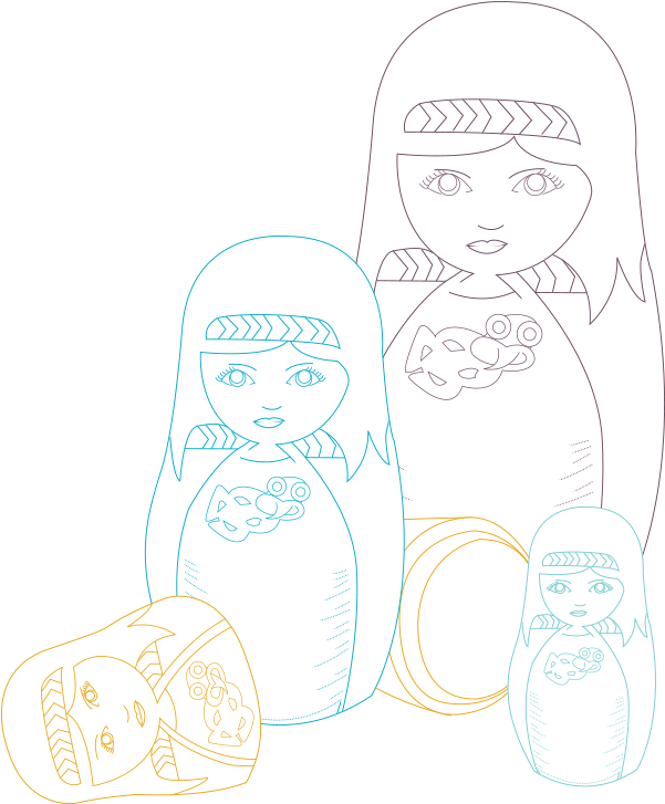 Maori-dolls (610x735), Png Download