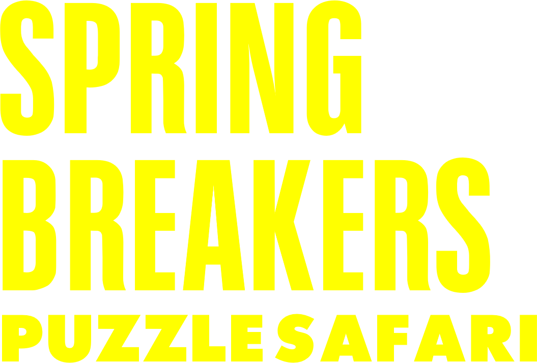Spring Breakers Puzzle Safari Logo (1055x714), Png Download