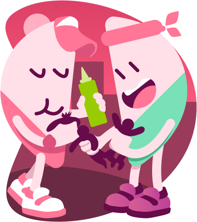 The Empanadas Uprising Cute Vector Flat (1080x810), Png Download