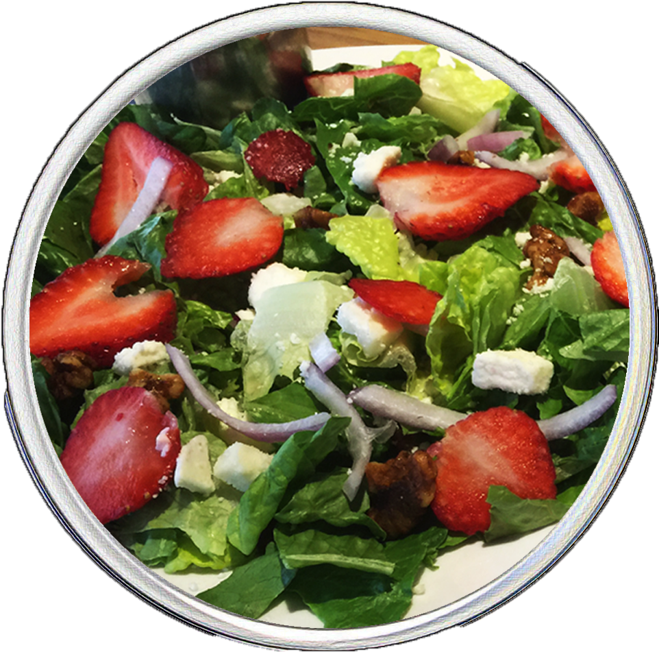 Pizzapie Strawberry Salad (971x960), Png Download