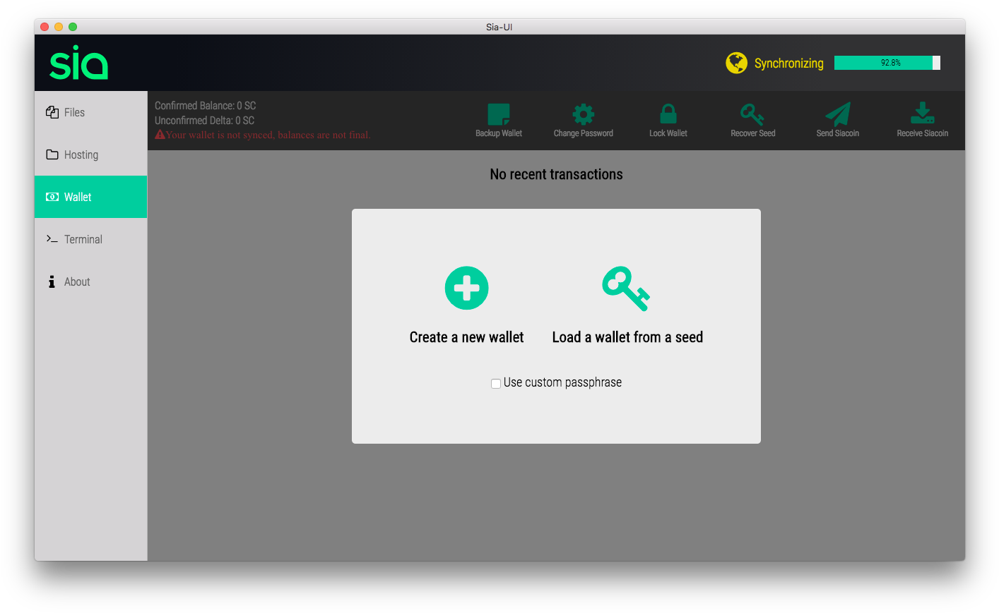 You'll Then Be Asked To Enter Your Sia Seed (1429x880), Png Download