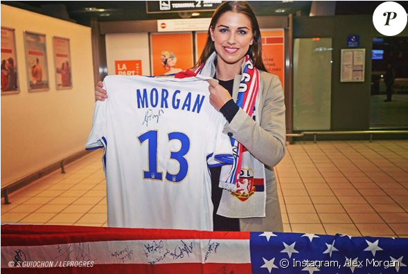 Alex Morgan Et Son Arrivée À L'olympique Lyonnais (950x395), Png Download