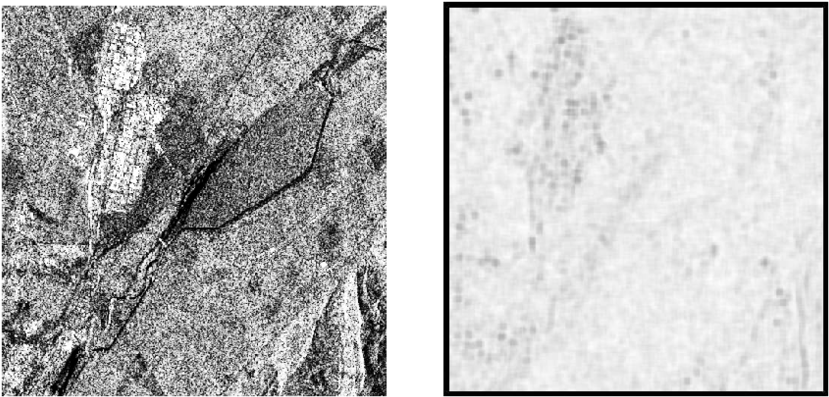 Urban Area Segmentation In Sar Scene (850x418), Png Download