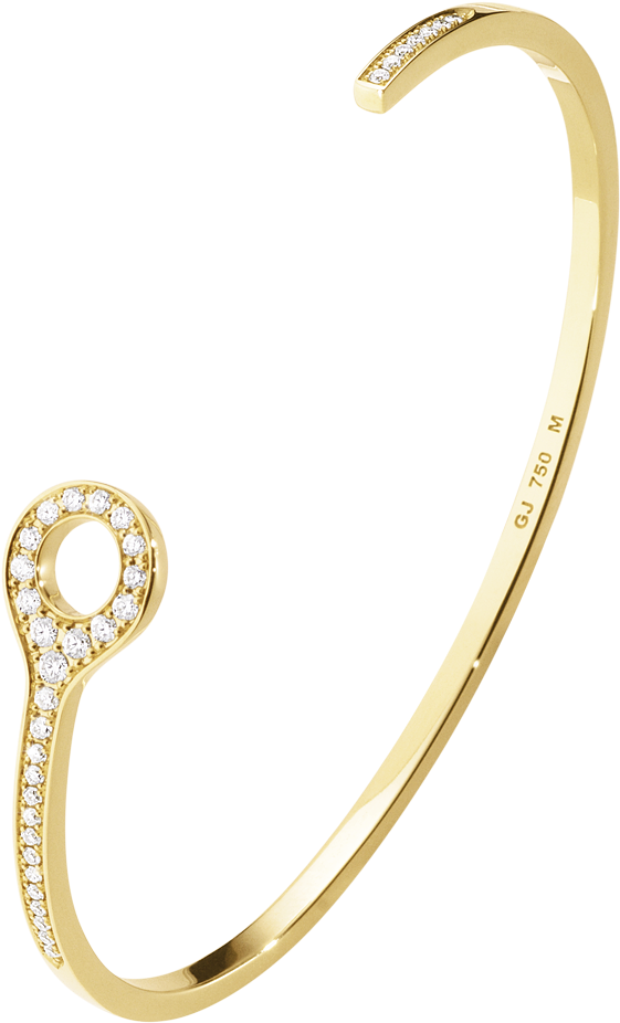 Yellow Gold With Brilliant Cut Diamonds M (1200x1200), Png Download