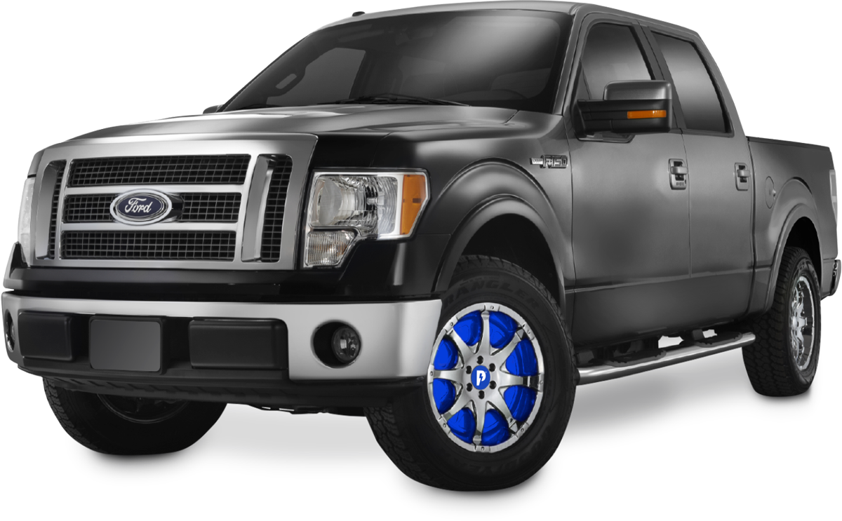 Pd18 Ford F150 Pickup - Wheel Hub Motor (1200x743), Png Download