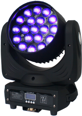 19pcs Led Moving Head Stage Light - Light-emitting Diode (400x400), Png Download