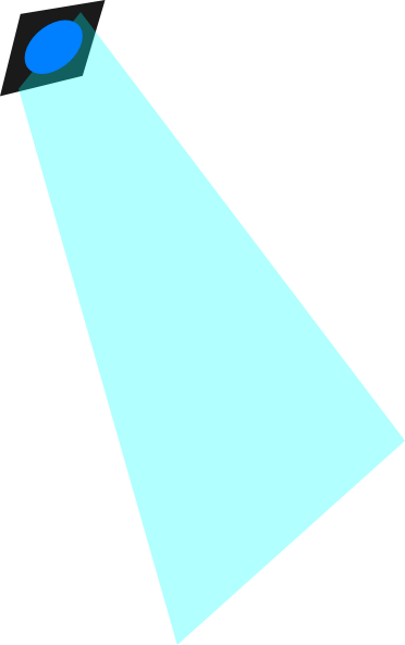 Blue Light Svg Clip Arts 372 X 593 Px (372x593), Png Download
