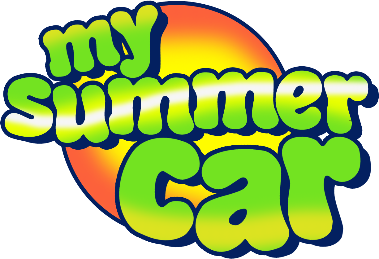 My Summer Car Logo Png Vector Library Library - My Summer Car Logo (1396x1000), Png Download