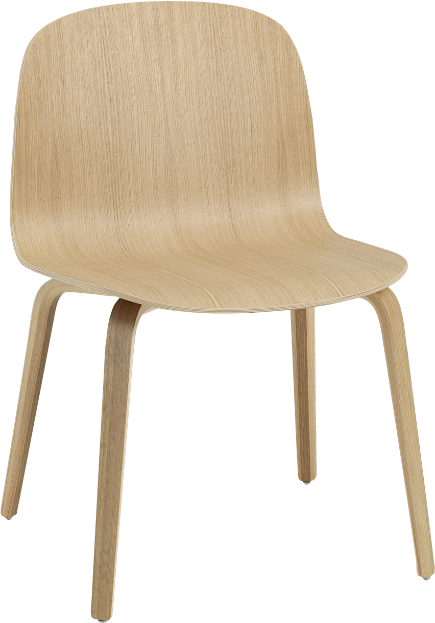 Visu Wide Chair Wood Base - Muuto Visu Wide Chair (2000x2000), Png Download