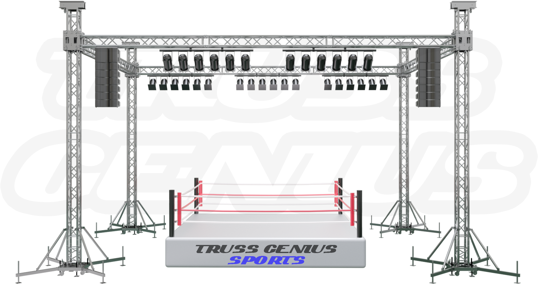 Stage Light System Png (1920x952), Png Download