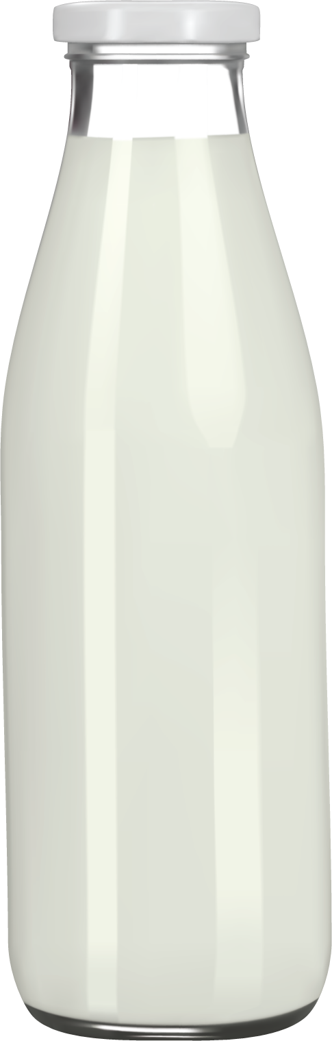 Glass Of Milk - Fisheye Lens (485x1519), Png Download