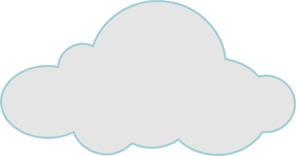 White Clouds Clip Art At Clker - Cloud Clip Art Png (600x316), Png Download