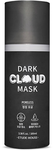 Etude House Dark Cloud Mask Poreless 100ml - Etude House Dark Cloud Poreless Mask (600x600), Png Download