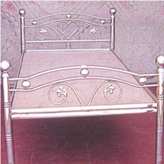 Ss Bed In Ahmedabad,stainless Steel Bed Ahmedabad,chamunda - Steel Furniture Model Bed (550x550), Png Download