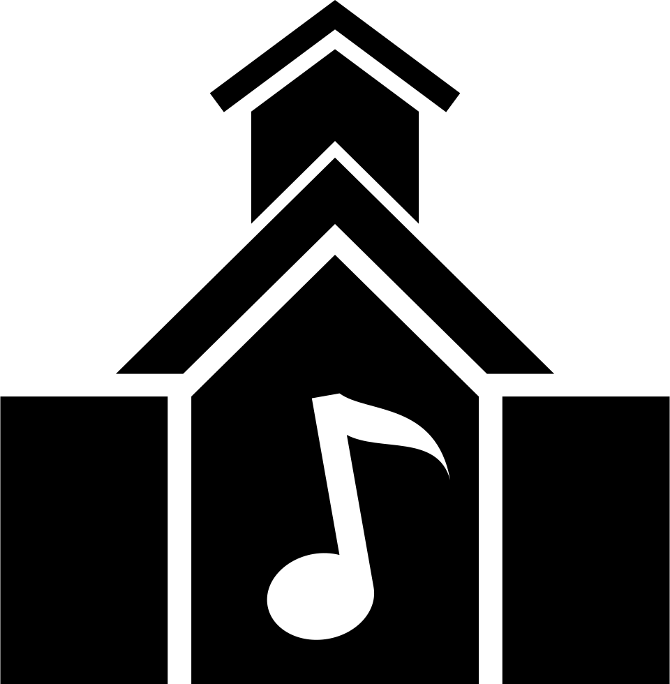 Music School Building - Music School Icon Png (960x980), Png Download