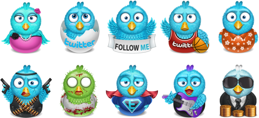 Free Twitter Icons For Website - Free Twitter (930x448), Png Download