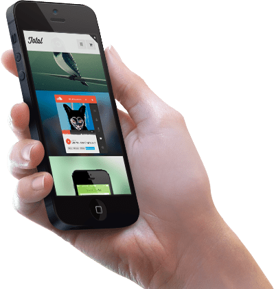 Full - Mobile With Hand Png (399x421), Png Download