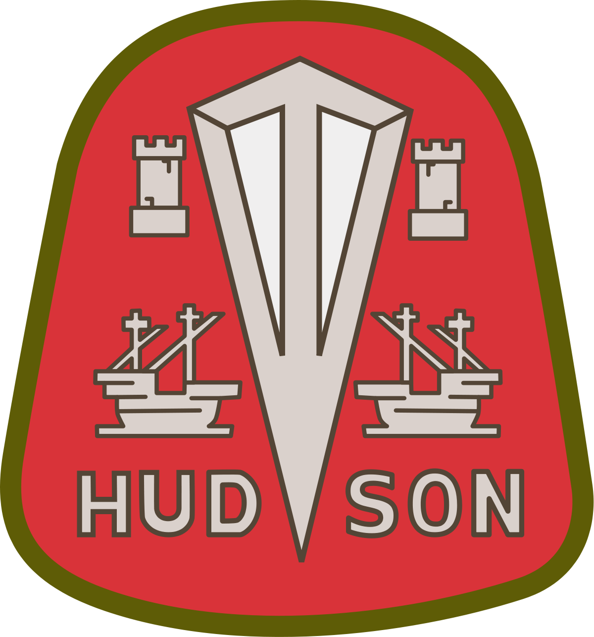 Hudson Motor Car Company Logo (1200x1286), Png Download