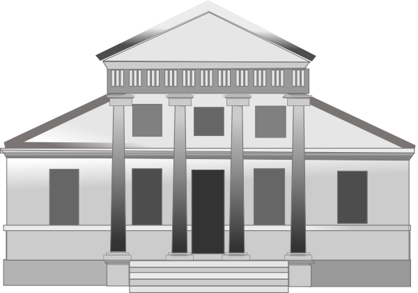 Larger Clipart School Building - Building Clip Art (600x420), Png Download