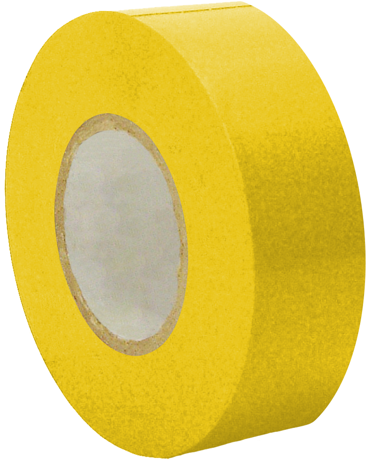 25mm X 33m Pvc Tape Yellow - 33m Pvc Tape (1000x1000), Png Download