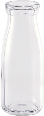 Empty Milk Glass Bottle - Empty Milk Bottle Png (400x400), Png Download