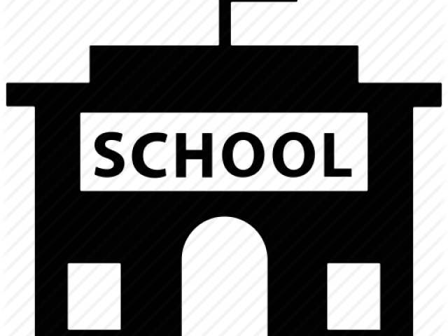 School Building Icon - School (640x480), Png Download