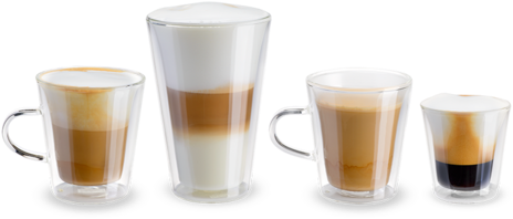 Cappuccino, Latte Macchiato And Other Coffee Beverages - Latte Macchiato (500x300), Png Download