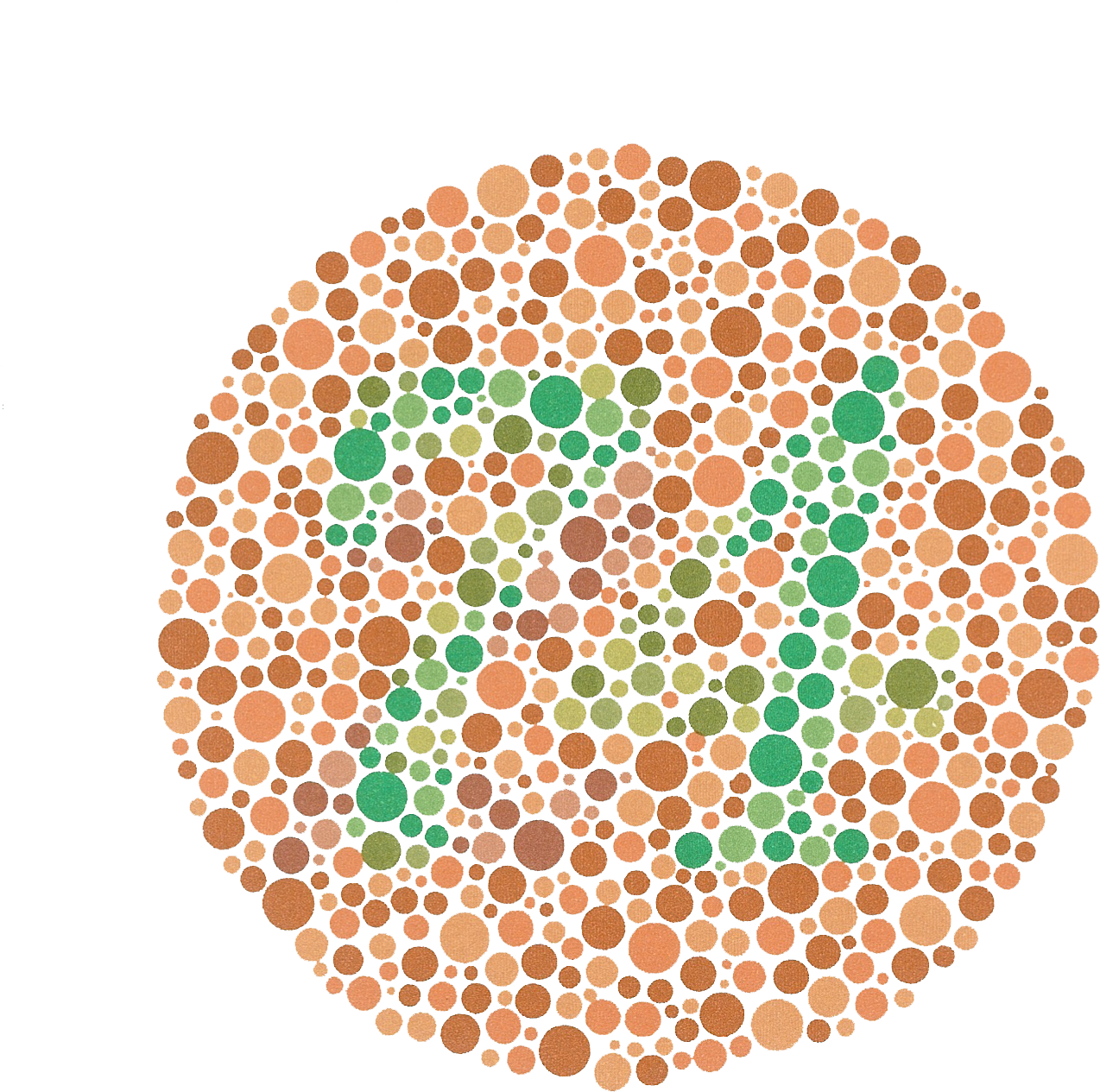Ishihara 9 - Blank Color Blind Test (1440x1440), Png Download