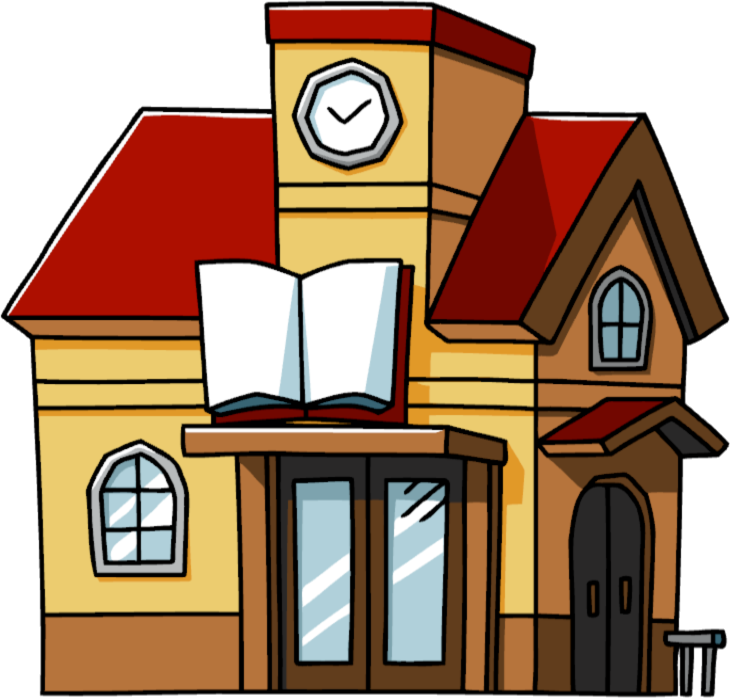 Cartoon Restaurant Building Png - Scribblenauts Buildings Transparent (730x698), Png Download