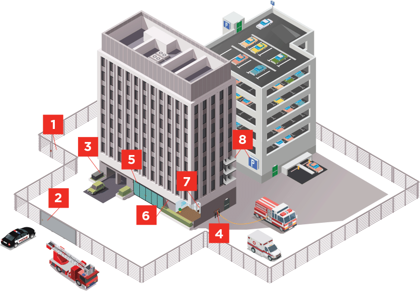 Learn More - Building (835x580), Png Download