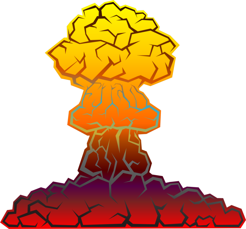Nuclear Warfare Nuclear Weapon Nuclear Explosion Bomb - Nuclear Explosion Clip Art (804x750), Png Download