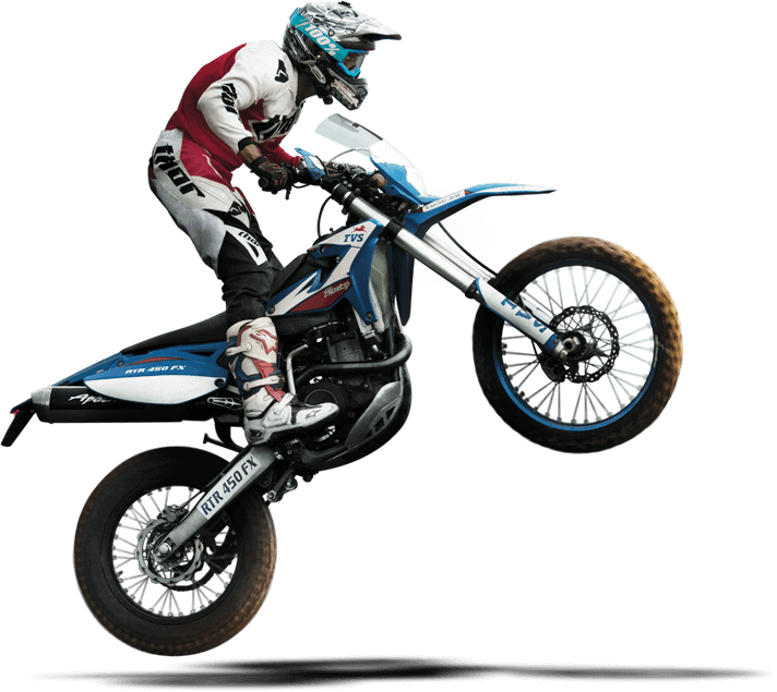 Tvs-racing - Freestyle Motocross (712x635), Png Download