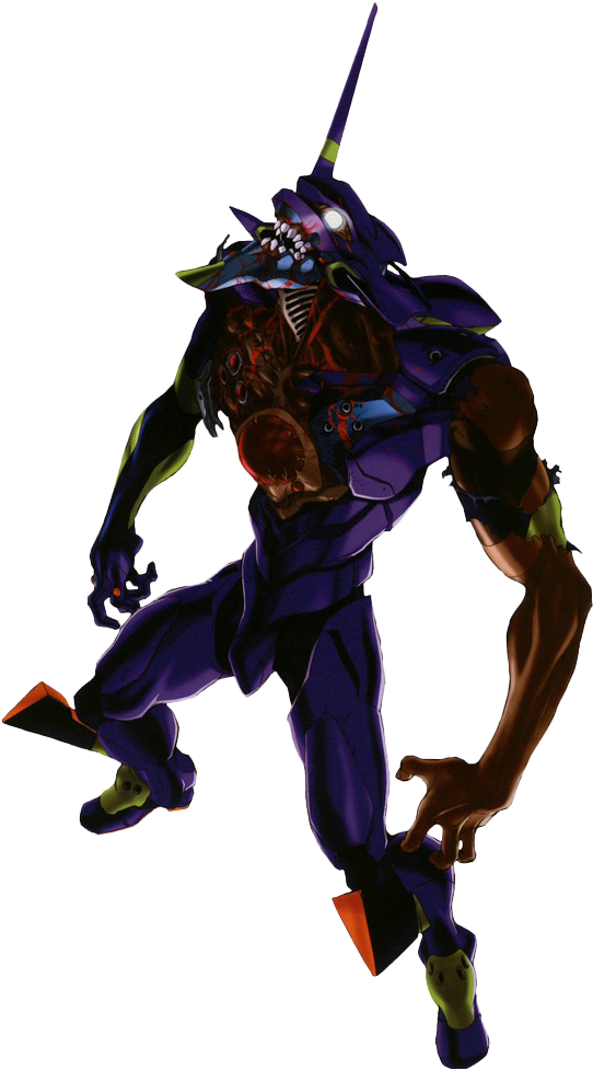 Evangelion Unit 01 - Eva 01 Berserk Png (587x1013), Png Download
