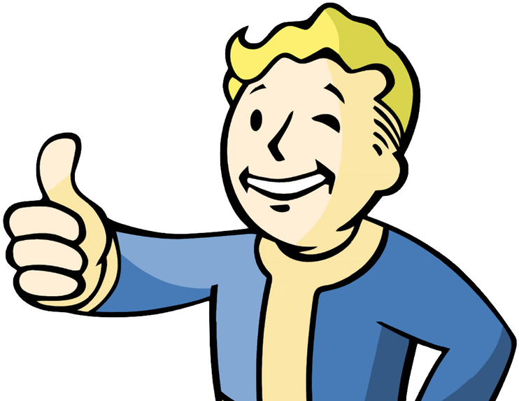 Clipart Cloud Atomic Bomb - Fallout 4 Guy Thumbs Up (800x600), Png Download