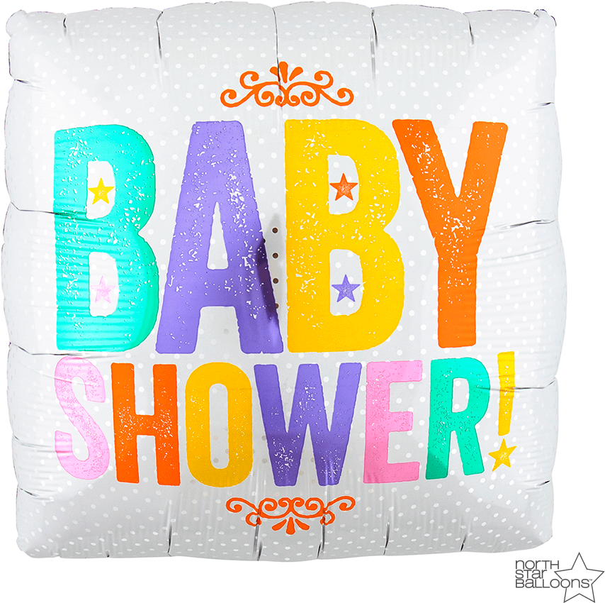 Baby Shower Block Letters 18 In* (1000x1000), Png Download
