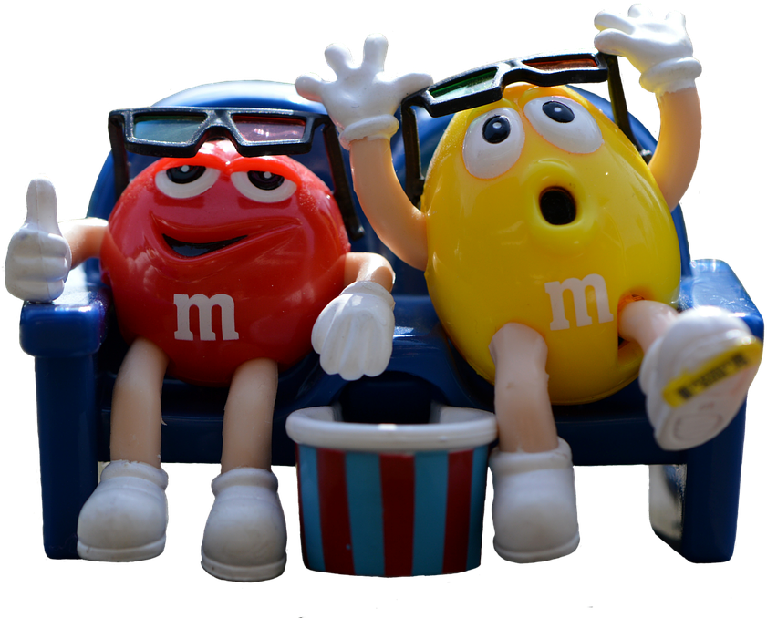 Movie & Popcorn At Home - Funny Figures Png (960x715), Png Download