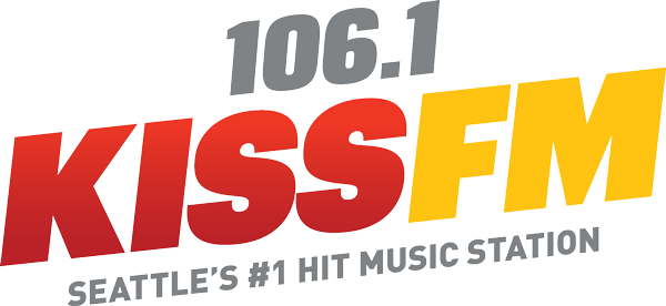 Kiss Fm - Kiss Fm Seattle Logo (600x276), Png Download