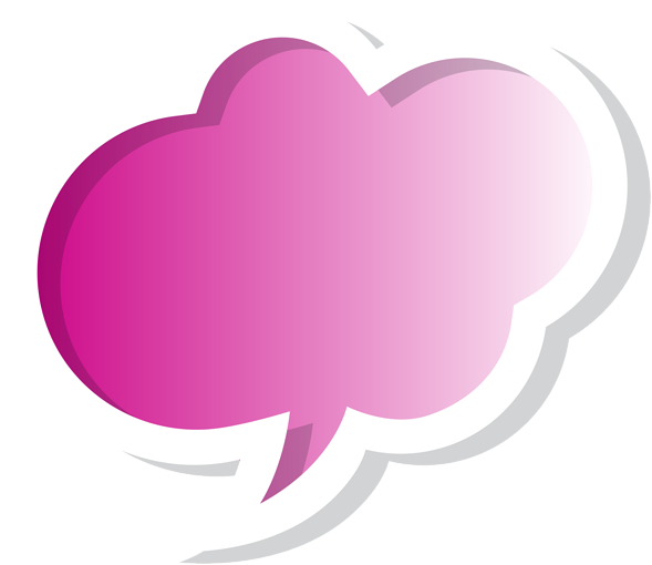 Speech Bubble Png Cute Graphic Free Library - Clip Art (600x519), Png Download