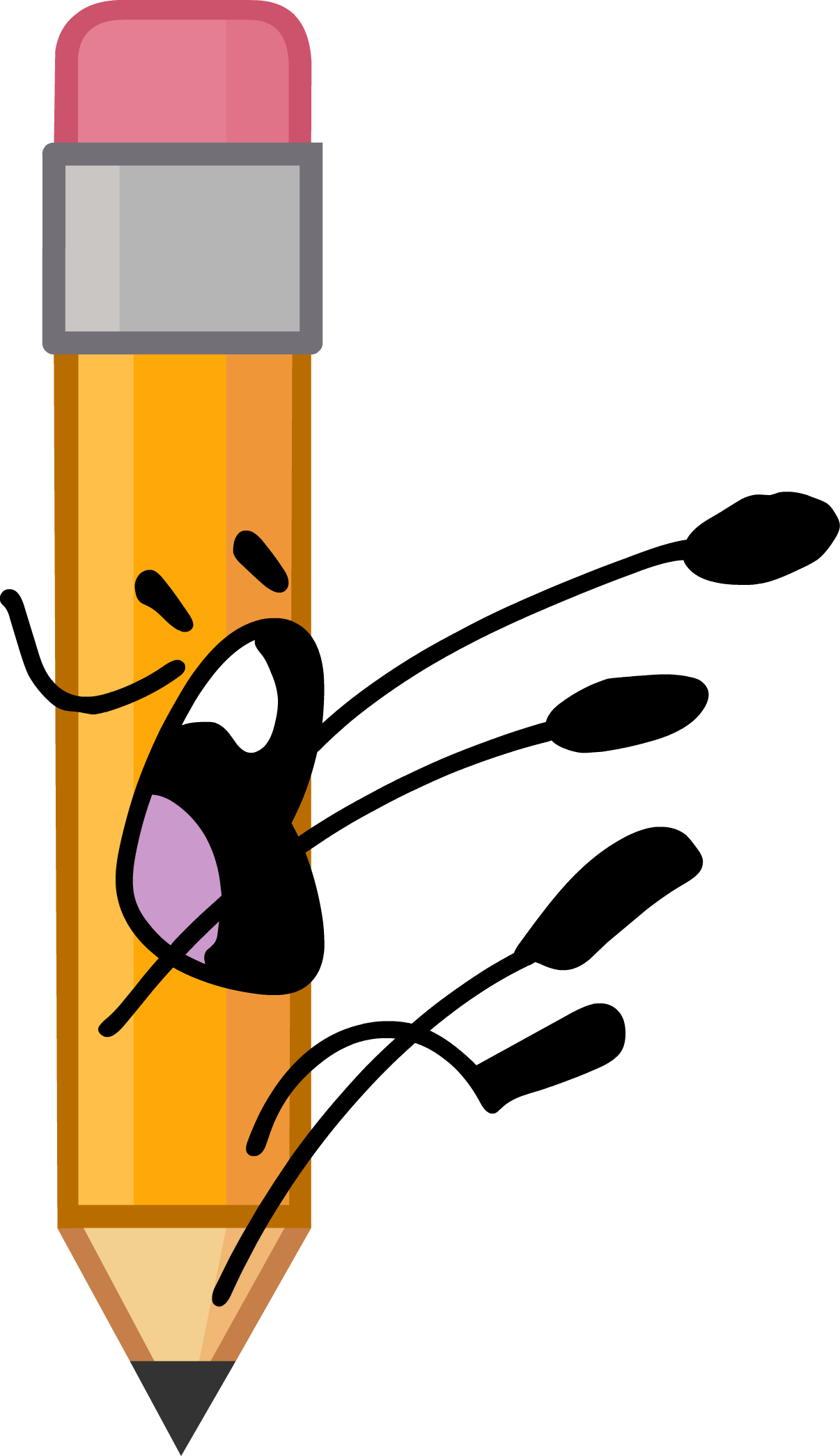 Drawing Bubbles Pencil - Bfdi Pencil Intro (1206x2091), Png Download