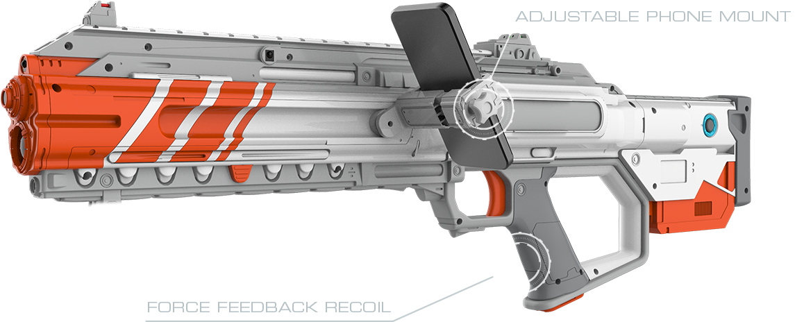 An Absolute Powerhouse - Recoil Laser Tag Rifle (1308x670), Png Download