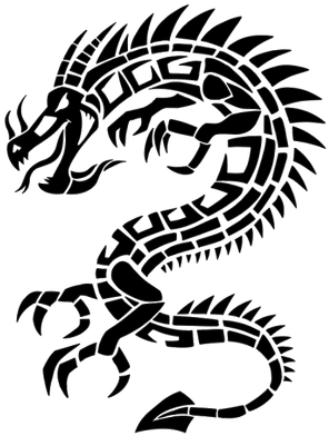 Dragon Tattoo Png (400x400), Png Download