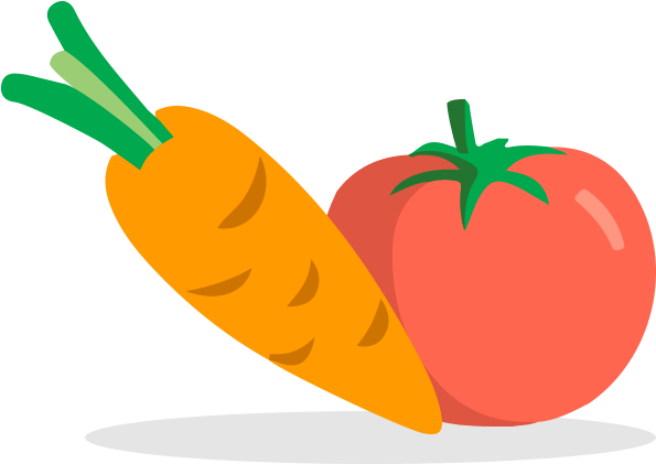 Png Library Library Fruits And Veggies Vegetables Red - Veggies With Water Clipart (720x475), Png Download