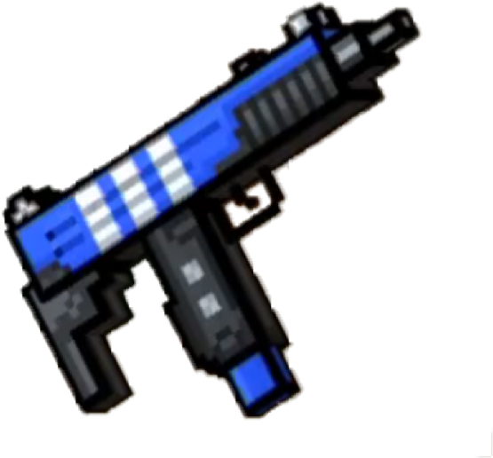 Image Social Pic Png Pixel Gun Wiki - Pixel Gun 3d Social Uzi (640x577), Png Download