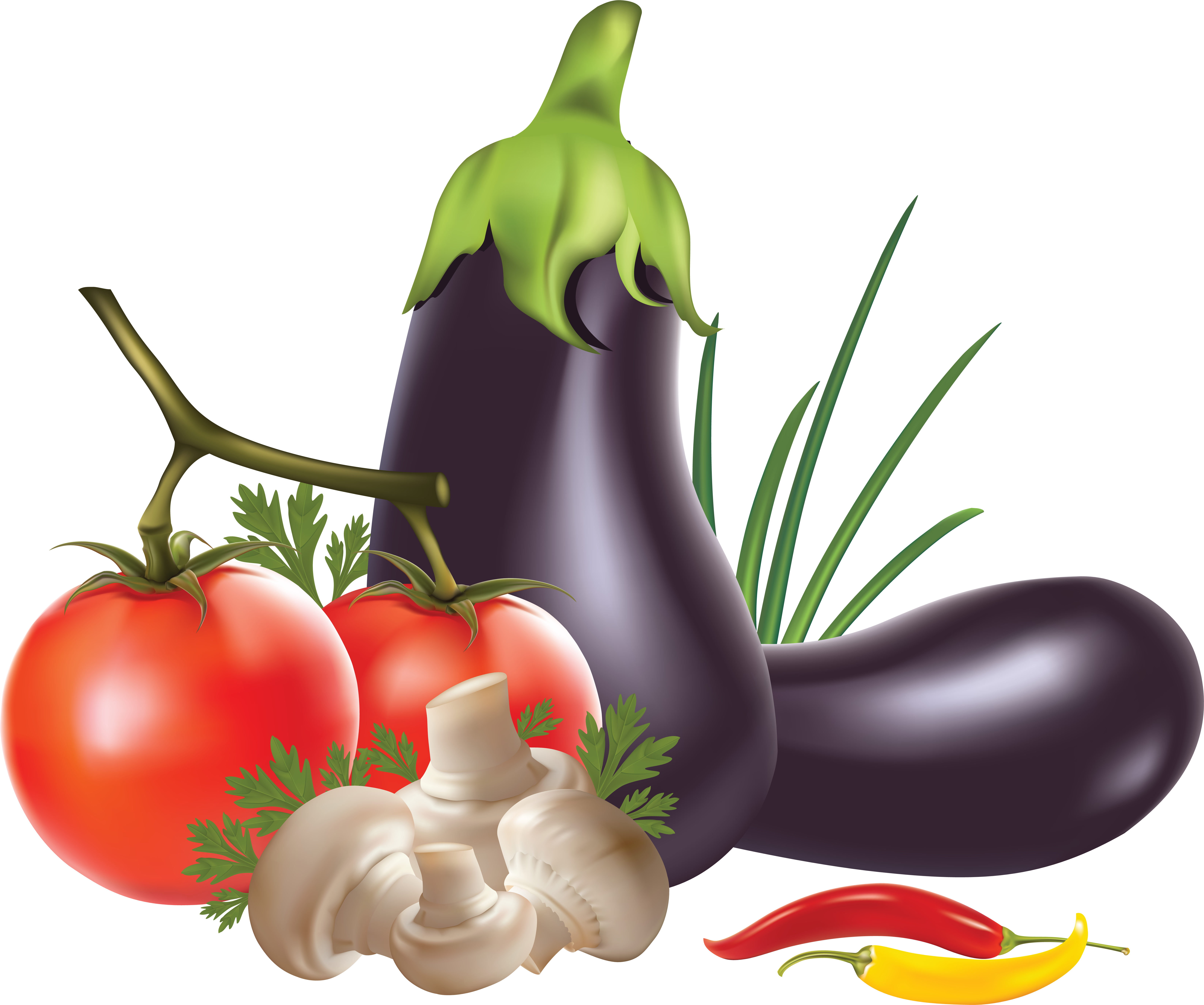 Clipart Resolution 6347*5288 - Vegetables Vector Png Free (6347x5288), Png Download