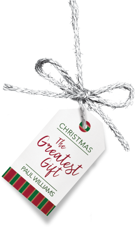 Greatest Gift Tag Tall - Christmas Day (546x800), Png Download
