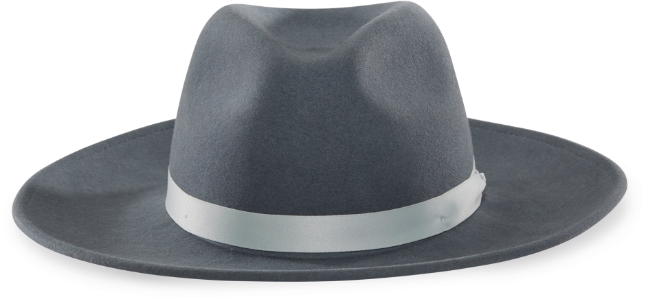 Goodman American Made Wide Brim Fedora - Wide Brimmed Hat Png (1000x650), Png Download