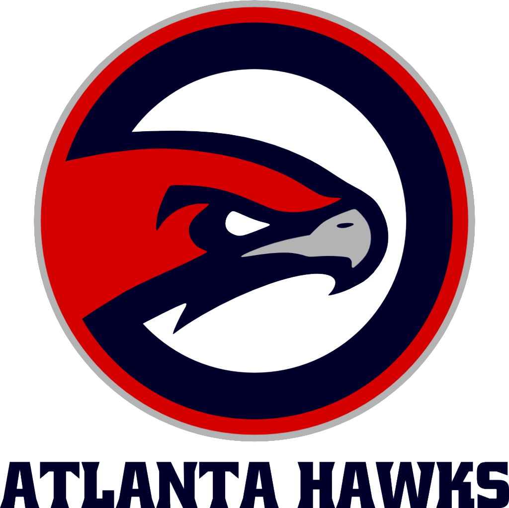 Atlanta Hawks Transparent Background - Atlanta Hawks Logo No Background (1024x1022), Png Download