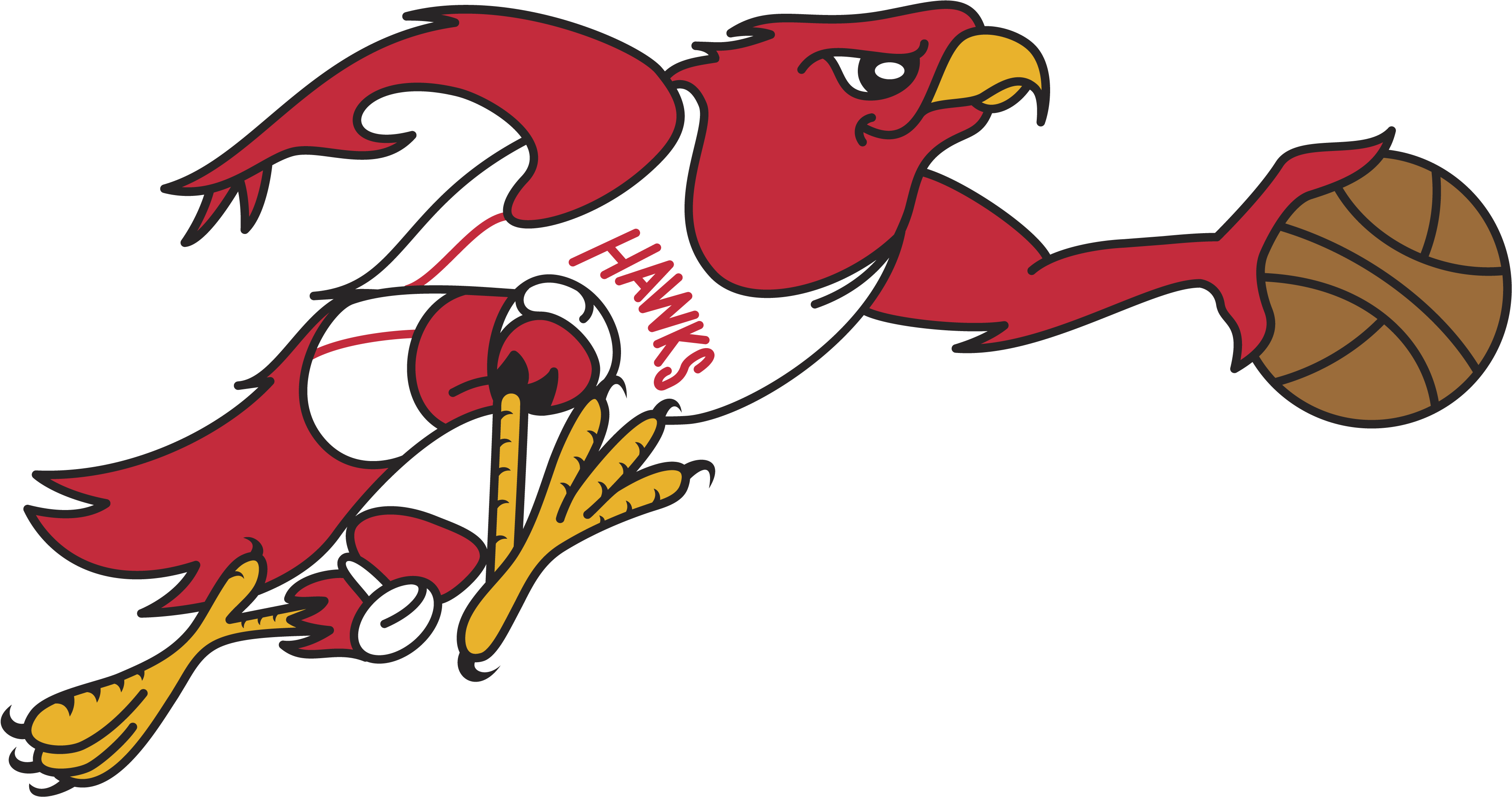 Atlanta Hawks Retro Logo - Atlanta Hawks Vintage Logo (3840x2160), Png Download