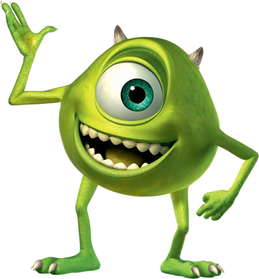 Mike Wazowski - Does Mike Wazowski Blink Or Wink (537x573), Png Download